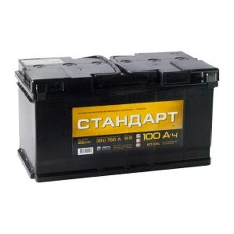 Аккумулятор СТАНДАРТ 100ач 760а обр. пол.