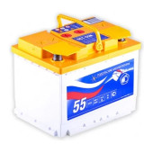 Аккумулятор ПАЗ 55ач 450а обр. пол.