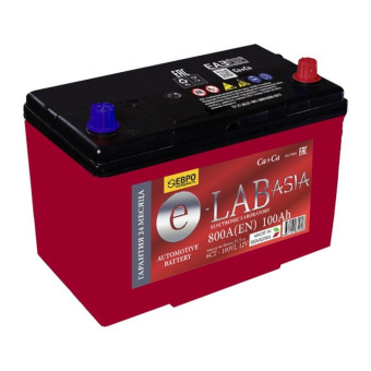 Аккумулятор ELAB Asia 100/800 D31 обр. пол.