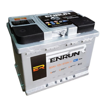 Аккумулятор ENRUN Standart 60ач 600а обр. пол.