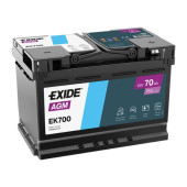 Аккумулятор EXIDE EFB 70ач 760а обр. пол.