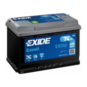 Аккумулятор EXIDE 74ач 680а обр. пол.