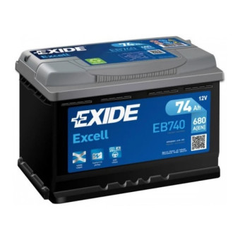 Аккумулятор EXIDE 74ач 680а обр. пол.