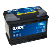 Аккумулятор EXIDE Excell EB741 74ач 680а прям. пол.