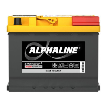 Аккумулятор ALPHALINE AGM 60ач 680а обр. пол.