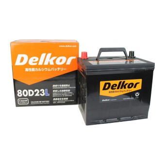 Аккумулятор DELKOR 65/570 80D23L обр. пол.
