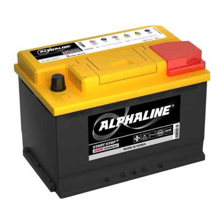 Аккумулятор ALPHALINE AGM 70ач 760а обр. пол.