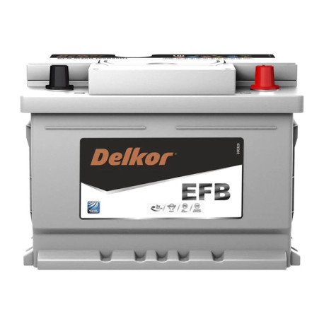 Аккумулятор DELKOR EFB 60ач 560а обр. пол.