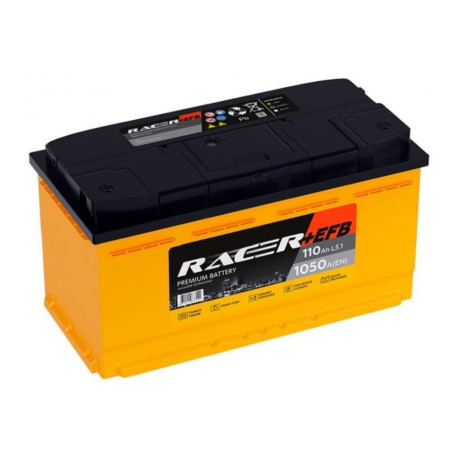 Аккумулятор RACER +EFB 110ач 1050а прям. пол.
