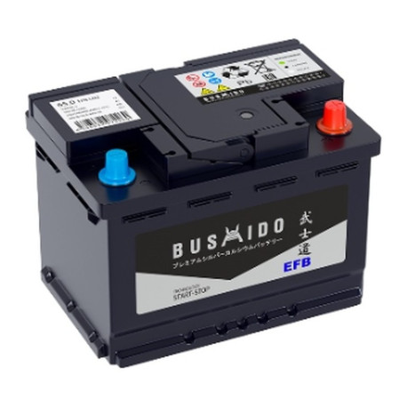 Аккумулятор BUSHIDO EFB 65ач 640а обр. пол.