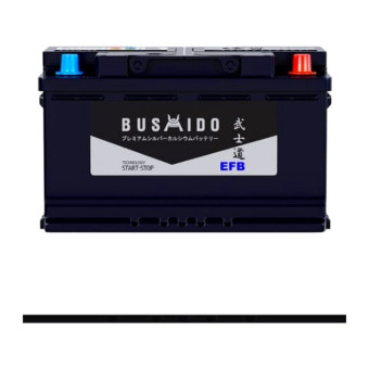Аккумулятор BUSHIDO EFB 85ач 800а обр. пол.