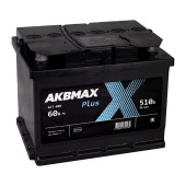 Аккумулятор AKBMAX PLUS 60ач 500а обр. пол.