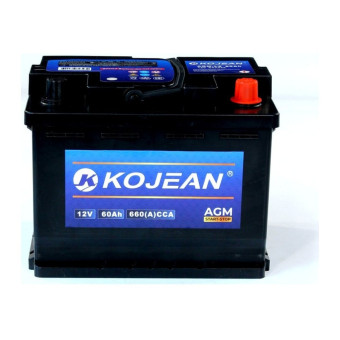 Аккумулятор Kojean AGM 60ач 660а обр. пол.