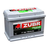 Аккумулятор Zubr Pemium 77ач 720а обр. пол.