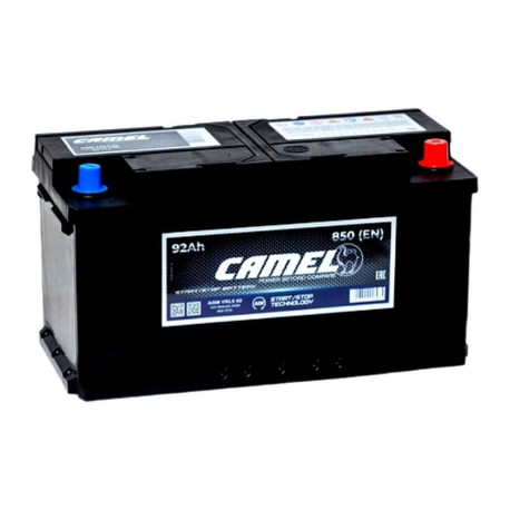 Аккумулятор CAMEL AGM 92ач 850а обр. пол.
