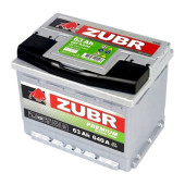 Аккумулятор ZUBR Premium 63ач 640а обр. пол.