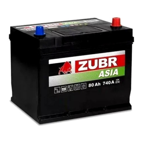 Аккумулятор ZUBR Premium Asia 80/740 D26L обр. пол.