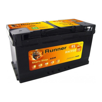 Аккумулятор RUNNER AGM 95ач 850а обр. пол.