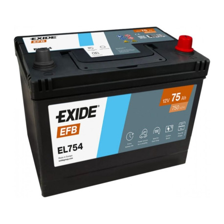 Аккумулятор EXIDE EFB D26 75/750 D26 обр. пол.