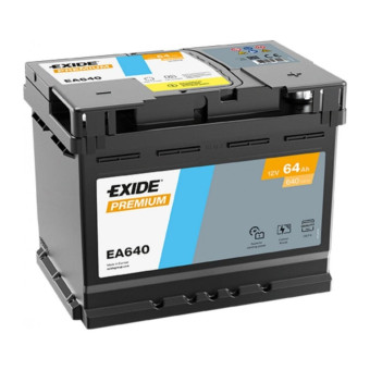 Аккумулятор EXIDE 64ач 640а обр. пол.