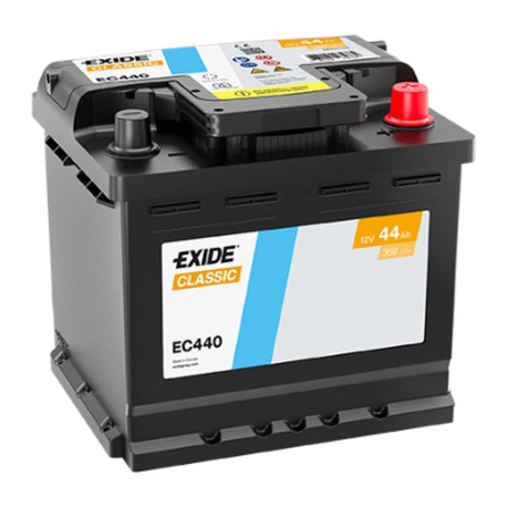 Аккумулятор EXIDE Classic EC440 44ач 360а обр. пол.