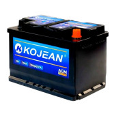 Аккумулятор Kojean AGM 70ач 700а обр. пол.