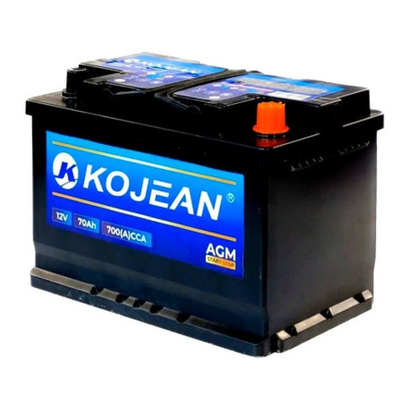 Аккумулятор Kojean AGM 70ач 700а обр. пол.