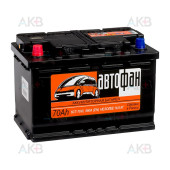 Аккумулятор Автофан 70ач 560а прям. пол.