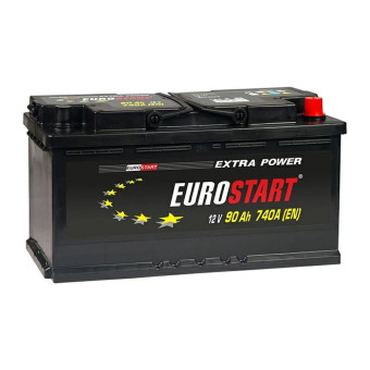 Аккумулятор EUROSTART Extra Power 90ач 740а обр. пол.