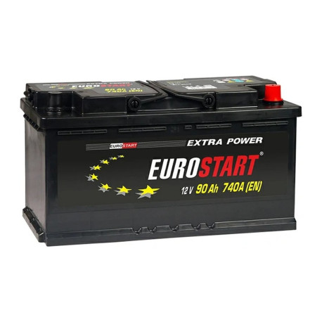 Аккумулятор EUROSTART Extra Power 90ач 740а обр. пол.