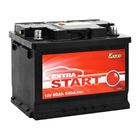 Аккумулятор Extra Start 60ач 540а обр. пол.