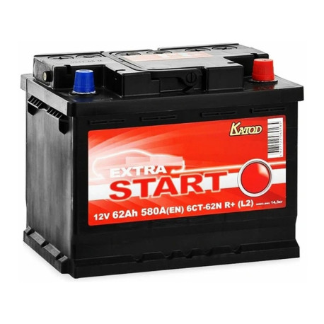 Аккумулятор Extra Start 62ач 580а обр. пол.