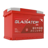 Аккумулятор GLADIATOR EFB 55ач 550а обр. пол.