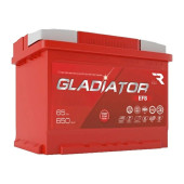 Аккумулятор GLADIATOR EFB 65ач 650а обр. пол.