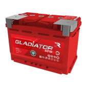 Аккумулятор GLADIATOR EFB 80ач 770а прям. пол.