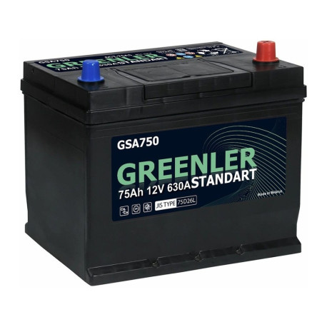 Аккумулятор GREENLER GSA750 75/630 D26 обр. пол.