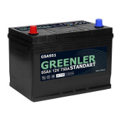Аккумулятор GREENLER GSA951 95/750 D31 прям. пол.