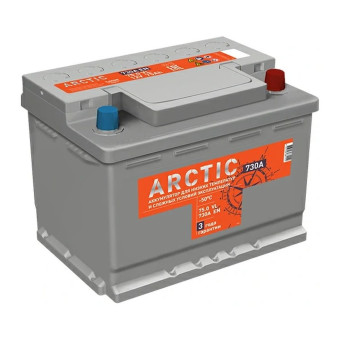 Аккумулятор TITAN Arctic 75ач 750а обр. пол.