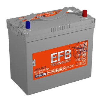 Аккумулятор TITAN ASIA EFB 57/450 B24L обр. пол.
