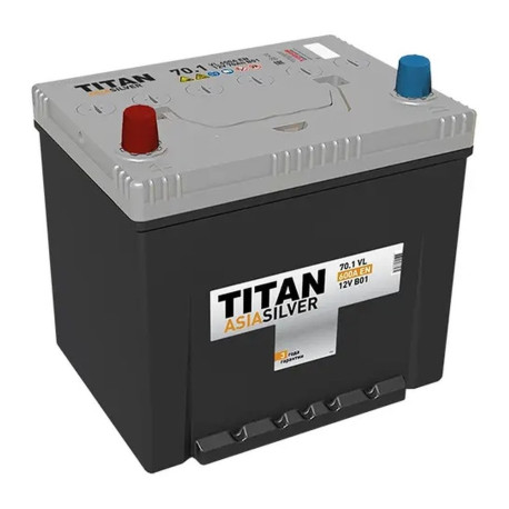 Аккумулятор TITAN ASIA EFB 70/600 D23R прям. пол.