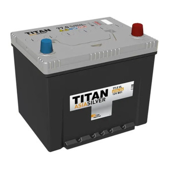 Аккумулятор TITAN ASIASILVER 77/650 D26L обр. пол.