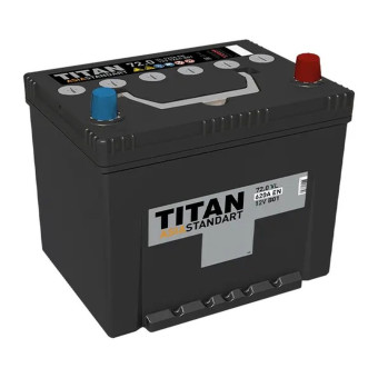Аккумулятор TITAN ASIA STANDART 72/620 D26L обр. пол.