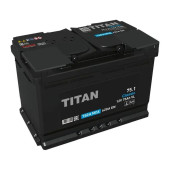 Аккумулятор TITAN Classic 75ач 620а прям. пол.