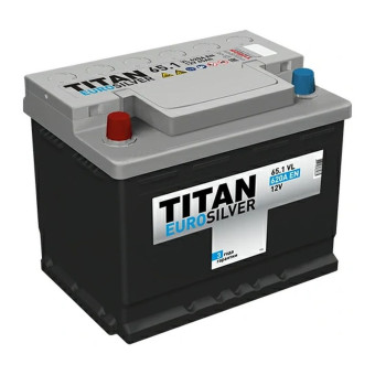 Аккумулятор TITAN EUROSILVER 65ач 620а прям. пол.