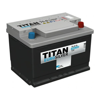 Аккумулятор TITAN EUROSILVER 74ач 700а обр. пол.