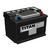 Аккумулятор TITAN Standart 66ач 630а обр. пол.
