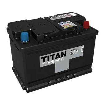 Аккумулятор TITAN STANDART 70ач 600а обр. пол.