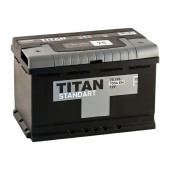 Аккумулятор TITAN Standart 75ач 700а прям. пол.