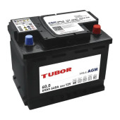 Аккумулятор TUBOR AGM 60ач 660а обр. пол.