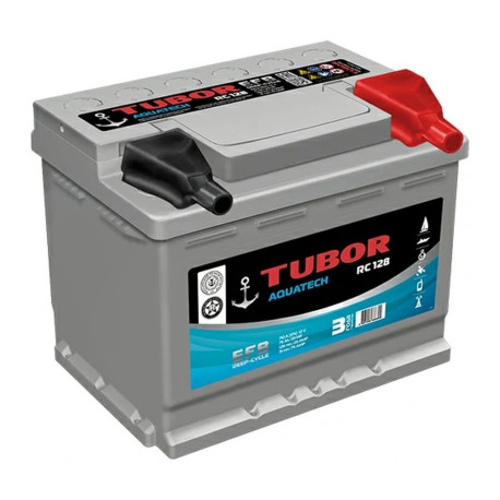 Аккумулятор TUBOR AQUATECH 75ач 710а обр. пол.